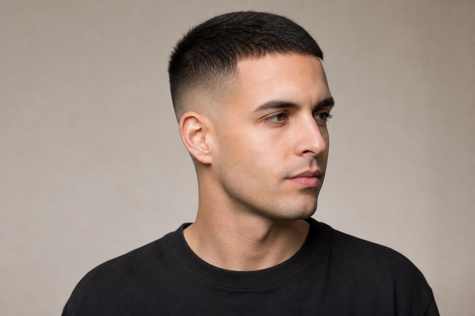 Bald Fade Taken Down to Bare Skin at the Sides