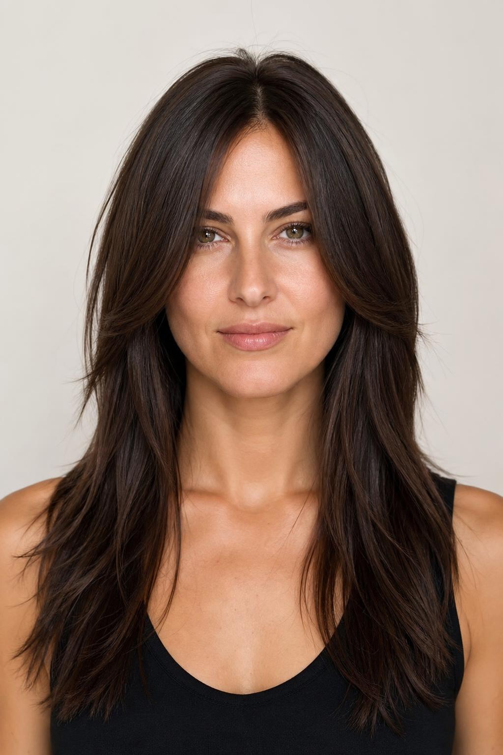 Face-Framing Layers with the Shortest Piece Cut Level with the Jaw
