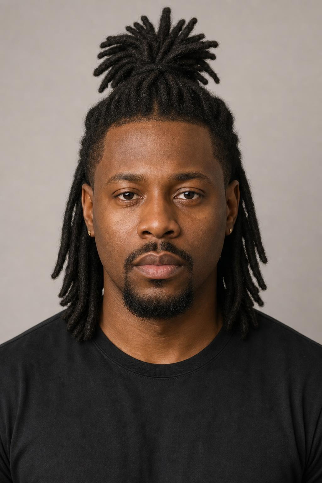Half-Up Freeform With the Top Tied and the Rest Hanging Loose