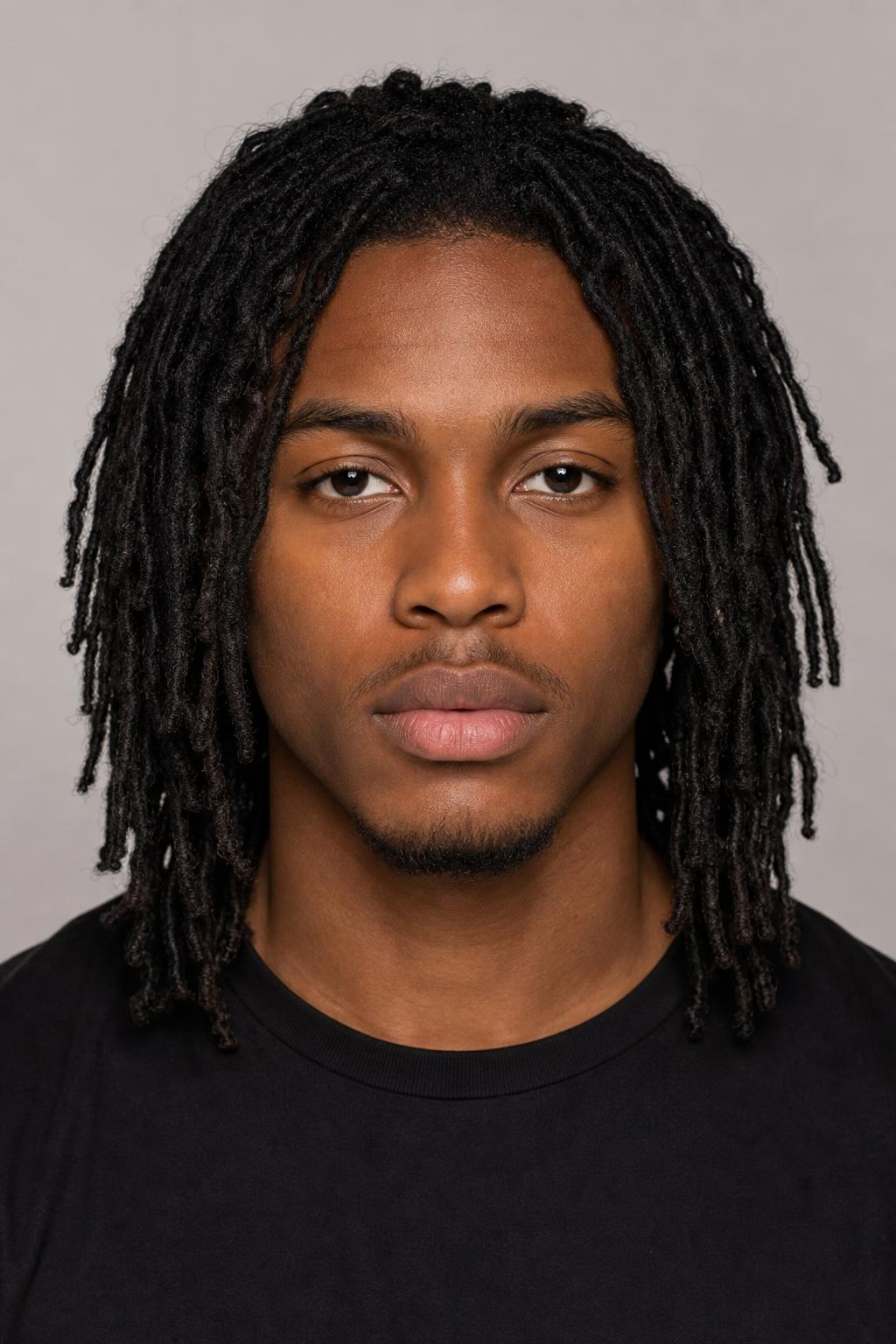 Thin Freeform Locs Forming a Full Abundant Set on Finer Hair