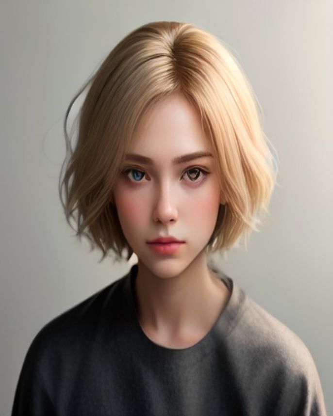 French Crop with a Longer Fringe Reaching the Eyebrows and Sweeping Sideways