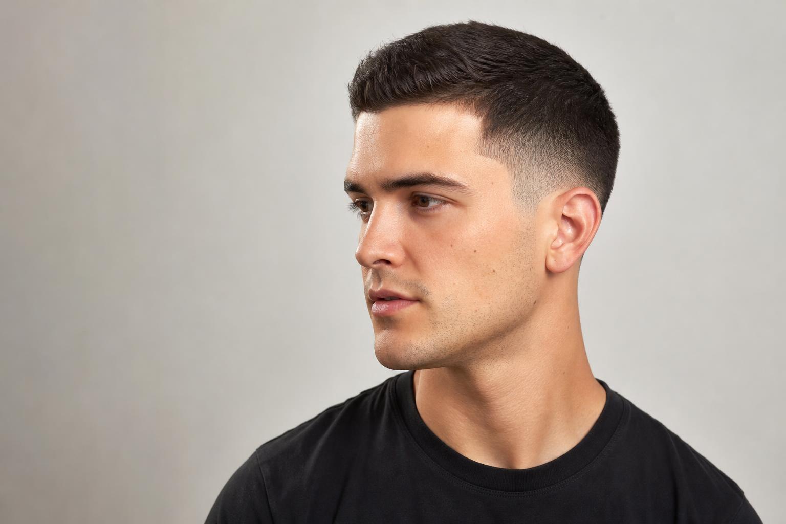 Freshly Clipper-Cut Short Back and Sides