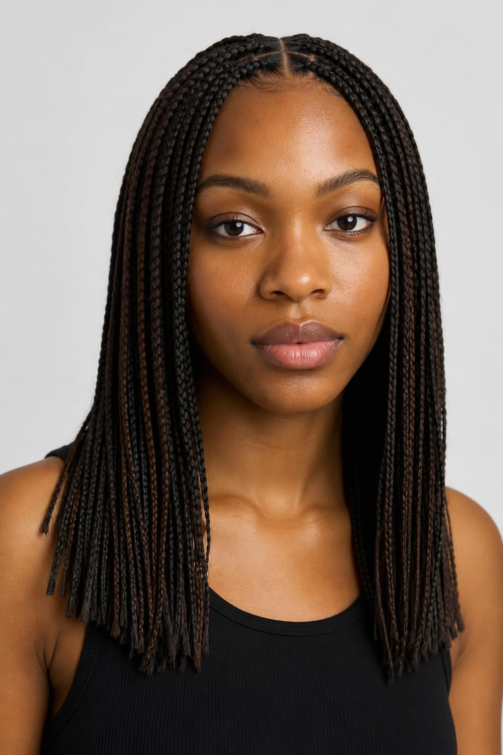 Black and Brown Blend Giving Soft Natural Dimension