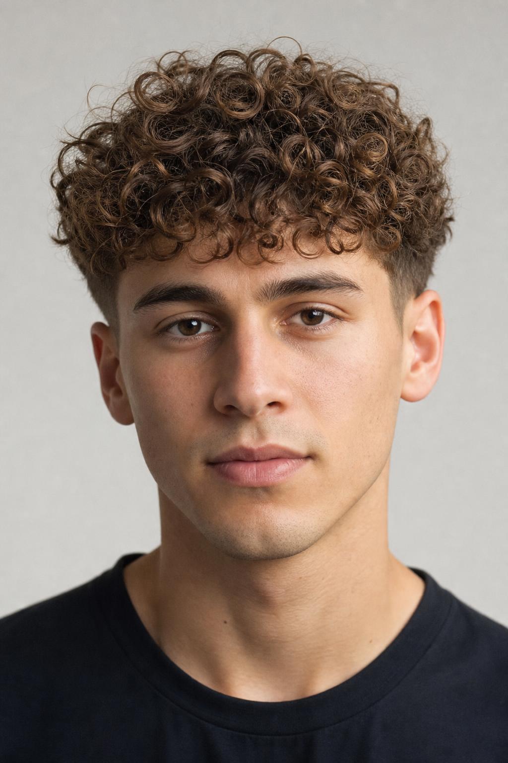 Fine 3a Curls with Clean Definition and Root Lift on Light Brown Hair
