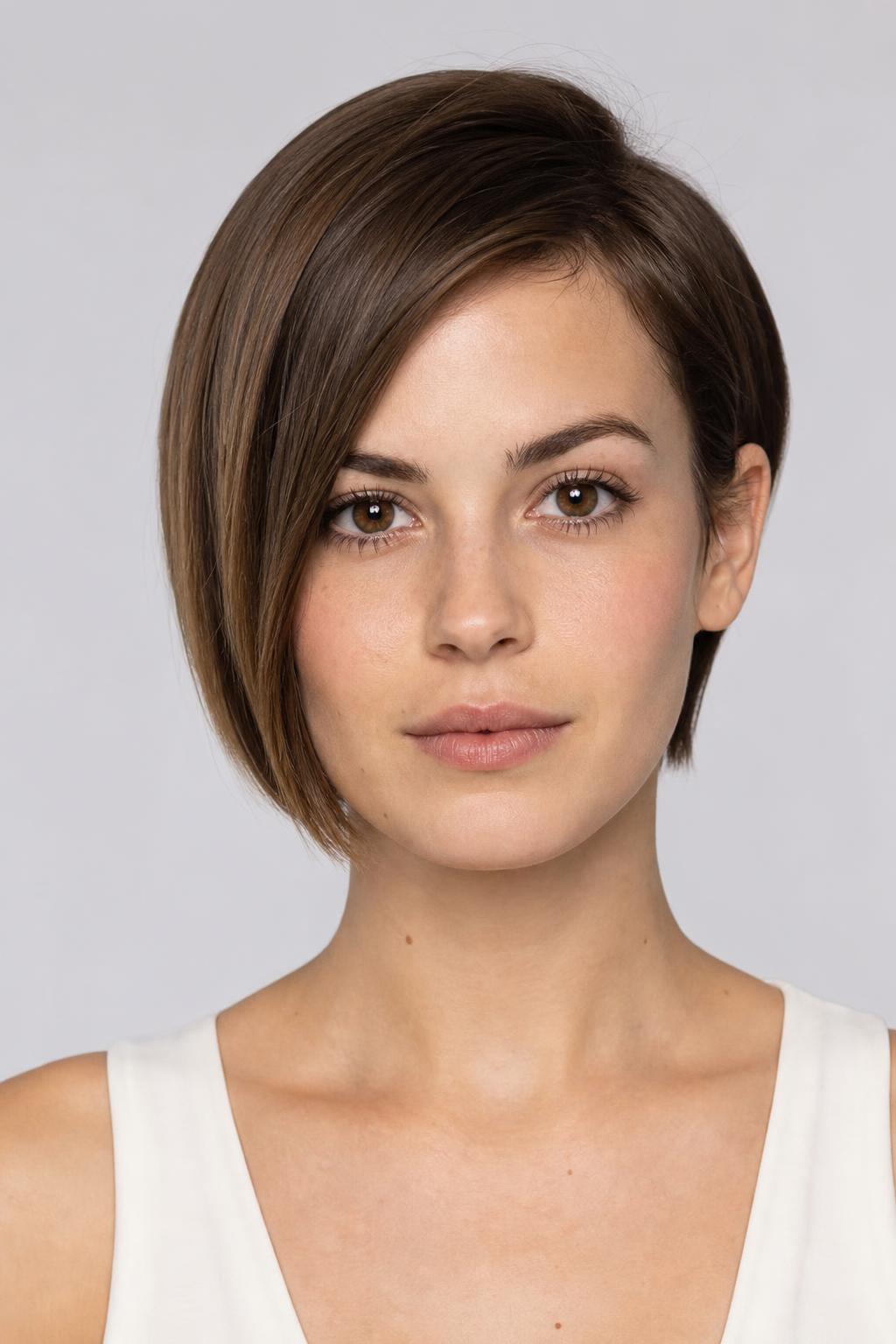 All the Length Swept to One Side in a Sharp Diagonal