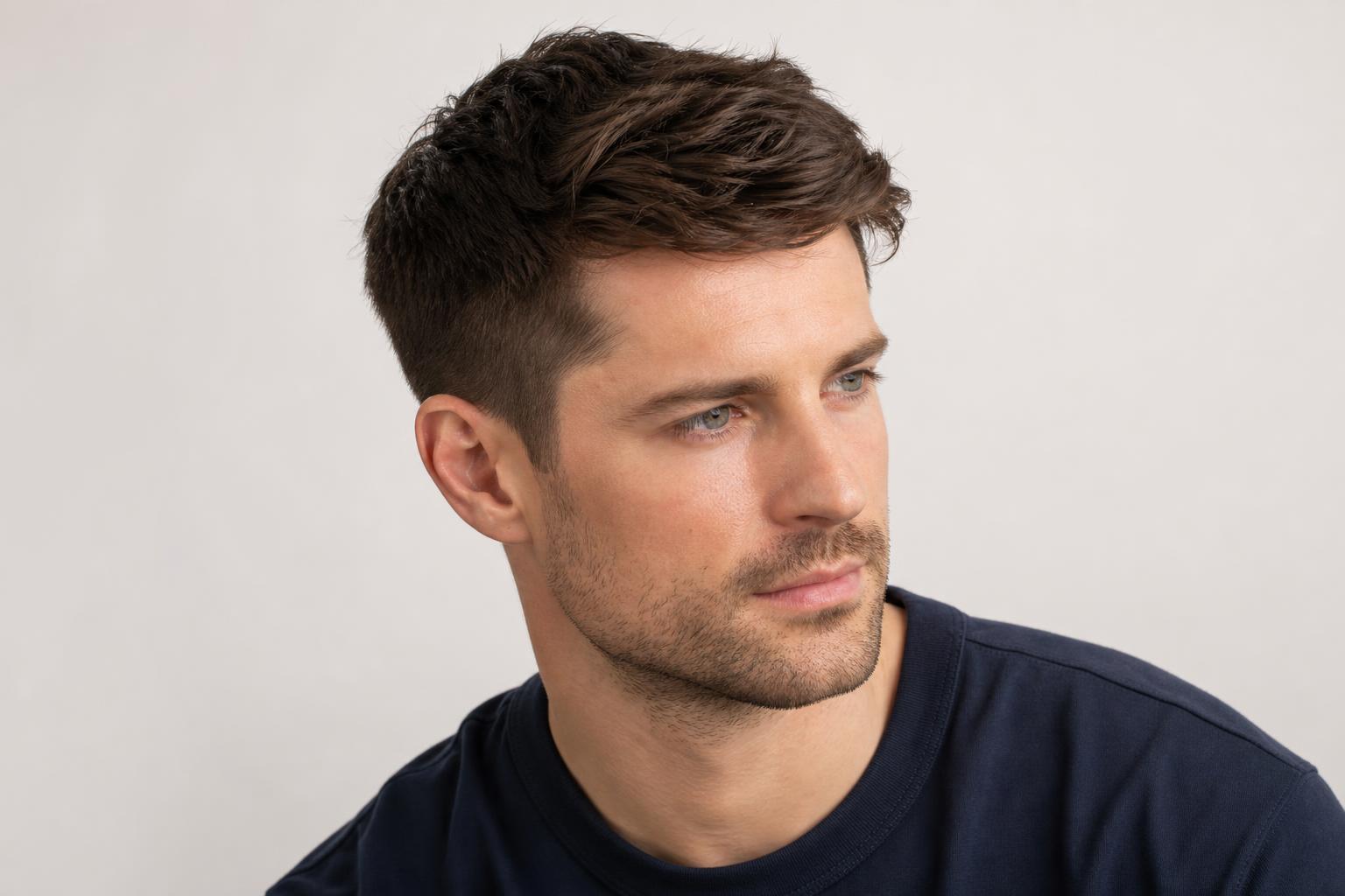 Short Back and Sides With Two Inches Left on Top