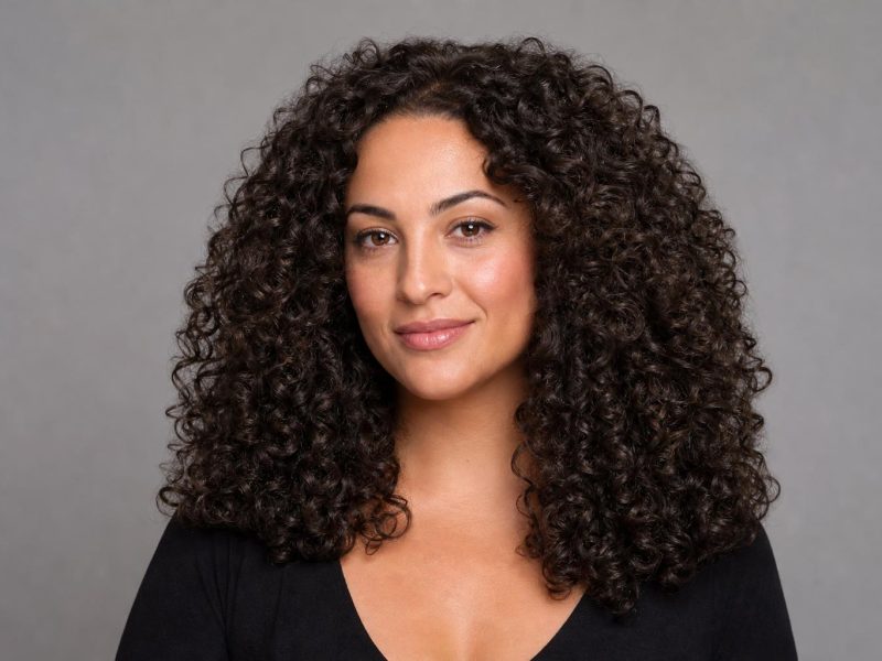 Rezo Cut Shaped Into a Full Rounded Curly Silhouette